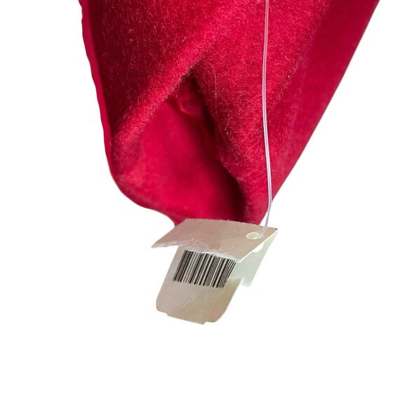 Vtg Talbots Overcoat Womens 20 Red Wool Long Coat Double Breasted USA 80s NWT - Picture 14 of 16